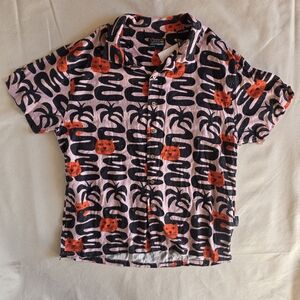 Men's Linen Party Shirt NWT